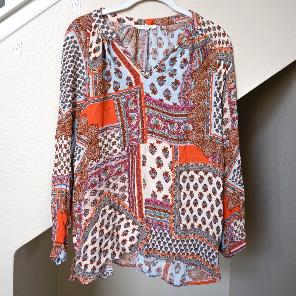 Quilted Paisley Print US medium
